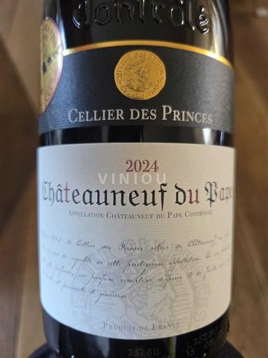 Rhônevallei Châteauneuf-du-Pape Cellier des Princes 2024 Niet-geïntegreerd