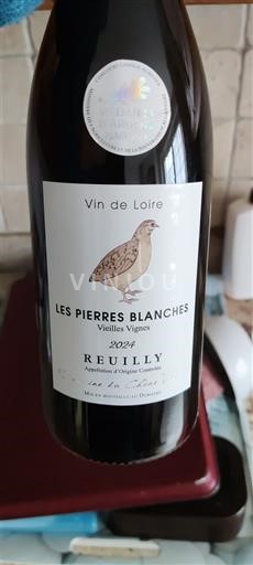 Loire-dalen Reuilly Les Pierres Blanches Vieilles Vignes 2024