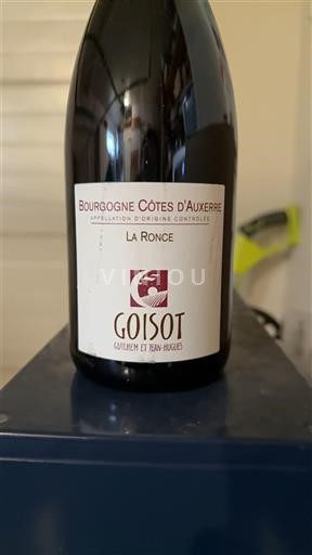 Burgundsko Bourgogne Côtes d'Auxerre Goisot La Ronce 2020