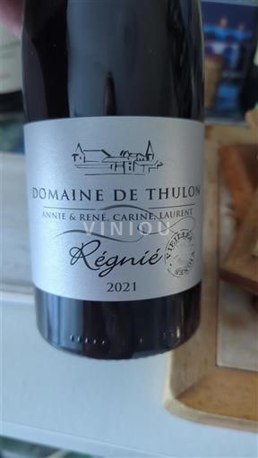 Beaujolais Régnié Domaine Thulon 2021