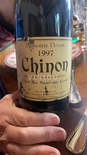 Údolí Loiry Chinon Domaine Dozon Clos du Saut au Loup 1997