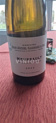 Burgundi Meursault Domaine Jean-Michel Gaunoux & Fils 2022