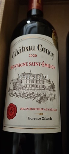 Bordeaux Montagne-saint-émilion Château Coucy 2020