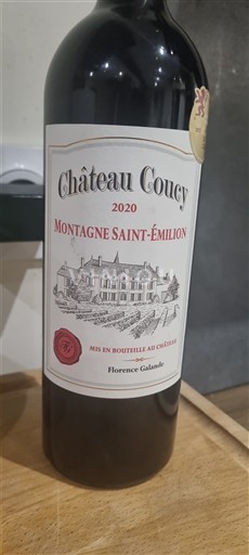 Bordeaux Montagne-Saint-Émilion Château Coucy 2020
