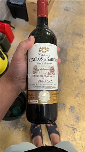 Bordeaux Château L'Enclos de Sadirac d'Automne 2015
