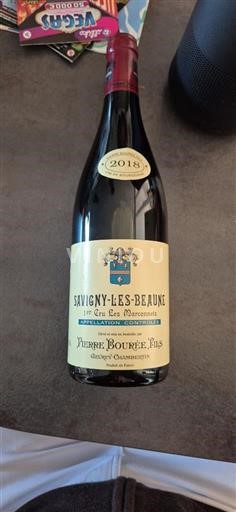Burgundy Savigny-lès-Beaune Premier Cru Pierre Bouree Fils 1er Cru Les Marconnets 2018