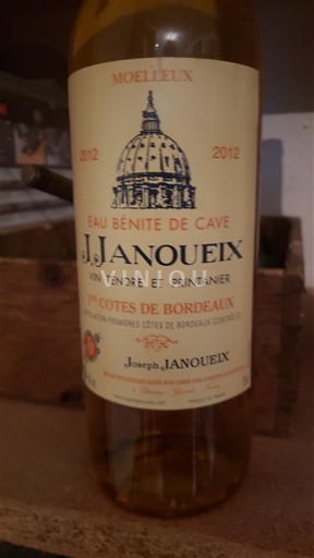Burdeos Primeras Colinas de Burdeos J.J. Janoueix Eau Bénite de Cave 2012