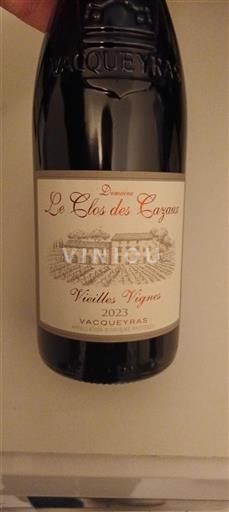 Údolí Rhôny Vacqueyras Le Clos des Cazaux Vieilles Vignes 2023