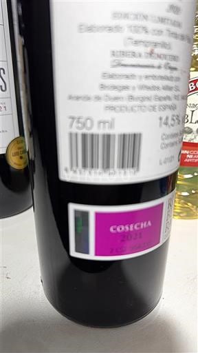 Castilië en León Ribera del Duero Cosecha 2021