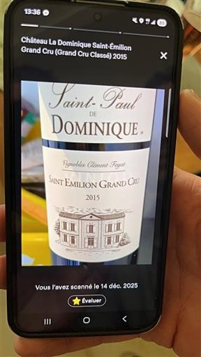Bordeaux Saint-Émilion Grand Cru Grand Cru Saint-Paul de Dominique 2015