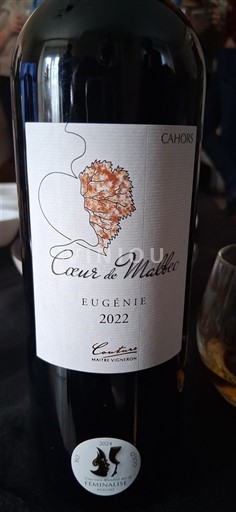 Sudoeste Cahors Eugénie Cœur de Malbec 2022