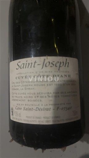 Údolí Rhôny Saint-Joseph Cave de Saint-Désirat Côte Diane Neročník