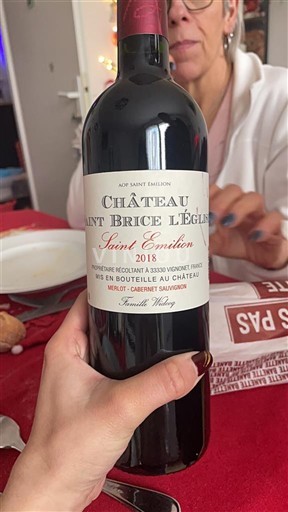 Vinhos Rouge sec Château Saint Brice Léger 2018 França Bordéus Saint-Émilion AOC