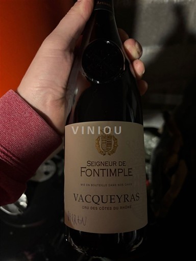 Údolí Rhôny Vacqueyras Seigneur de Fontimple 2023