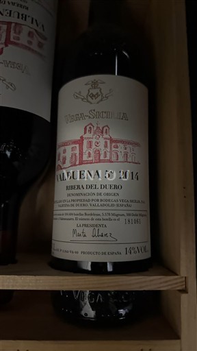 Castille và León Ribera del Duero Vega Sicilia Valbuena 5° 2014