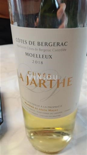 Sudoeste Côtes-de-Bergerac La Jarthe La Jarthe 2018
