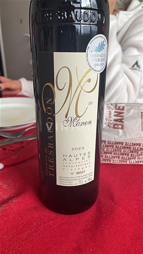 Provence, hạ lưu Rhône, Corse Hautes-Alpes Domaine Tresbaudon de Manon 2023