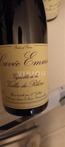 Viinit Rouge sec Cuvée Emma A. Gilles Non millésimé Ranska Rhônen laakso Côtes-du-rhône AOC
