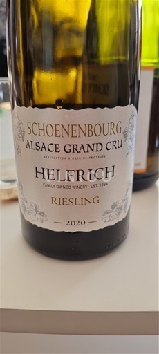 Alsacia No especificado Grand Cru Helfrich Schoenenbourg 2020
