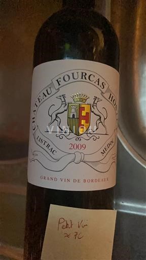 Bordeaux Listrac-Médoc Château Fourcas Hosti 2009