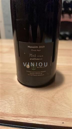 Grisons (Graubünden) Graubünden AOC Château Christian und Franziska Obrecht Monolith 2019