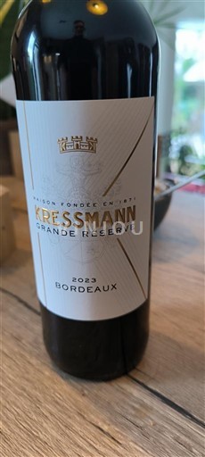 Bordeaux Kressmann Grande Réserve 2023