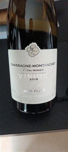Burgundsko Chassagne-montrachet Premier Cru Lamy-Pillot 1er Cru Morgeot 2018