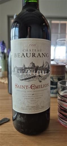Bordeaux Saint-Émilion Château Beaurang 1998