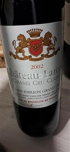 Bordeaux Saint-Émilion Grand Cru Grand Cru Classé Château Laroze 2002