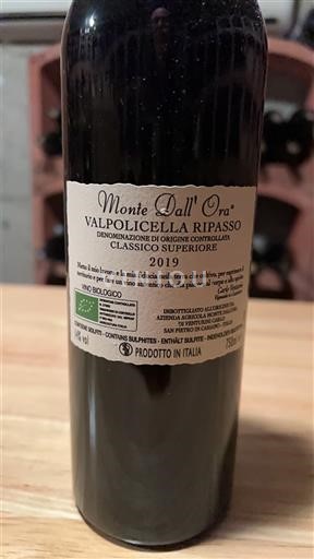 Vénétie Valpolicella Ripasso Monte Dall'Ora Classico Superiore 2019