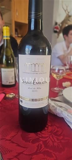 Bordeaux Saint-Émilion Château Cloître lescours des freres 2015