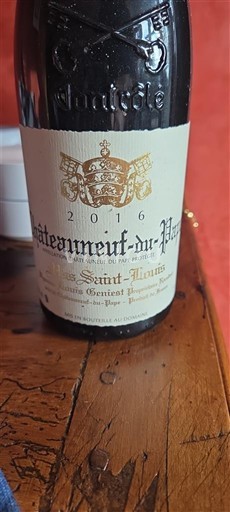 Rhône Valley Châteauneuf-du-Pape Saint-Laurent Générallissime 2016