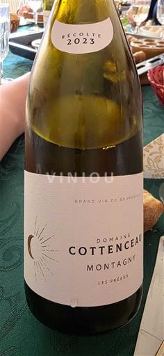 Borgogna Montagny Domaine Cottenceau Les Préaux 2023