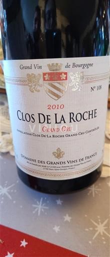 Burgundsko Clos-de-la-roche Grand Cru Domaine S Grands Vins de France 2010