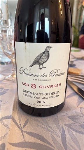 Bourgogne Nuits-Saint-Georges Premier Cru Domaine S Perdrix Les 8 Ouvrées 2015