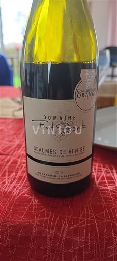 Vini Rouge sec Domaine Font Sarte 2020 Francia Valle del Rodano Beaumes de Venise AOC