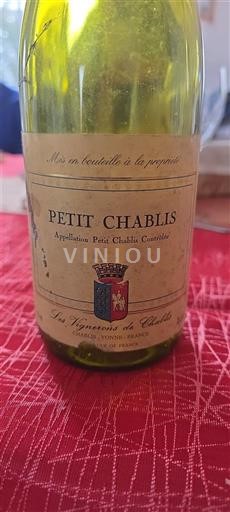 Burgundija Petit-chablis Les Vignerons de Chablis 1999