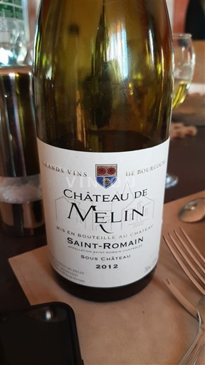Burgundsko Saint-Romain Château Melin Sous Château 2012