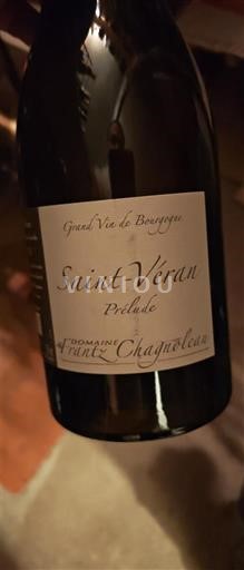 Burgundija Saint-Véran Domaine Saint Chagnoleau Prélude 2023