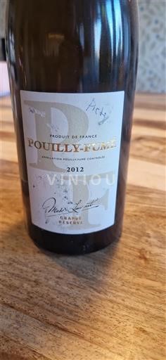 Údolí Loiry Pouilly-fumé Grande Réserve 2012