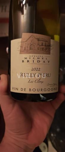 Burgundsko Rully Premier Cru Domaine Michel Briday Les Cloux 2022