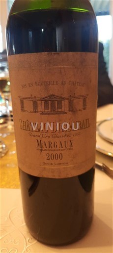 Bordeaux Margaux Grand Cru Château Smirail 2000