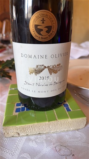 Loire-dalen Saint-Nicolas-De-Bourgueil Domaine Olivier Le Mont des Oliviers 2019