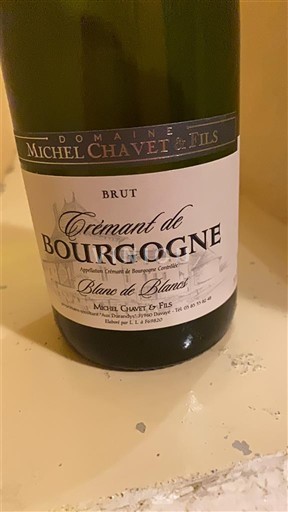 Burgundsko Crémant de Bourgogne Domaine Michel Chavet & Fils Blanc de Blancs Neročník