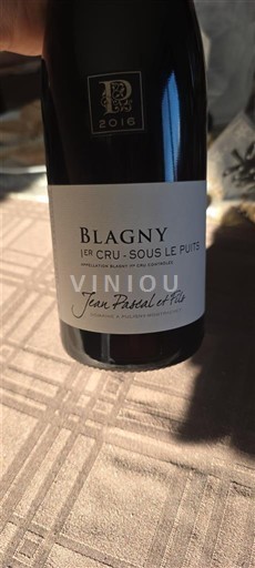 Burgundsko Blagny Premier Cru Jean Pascal et Fils Sous le Puits 2016