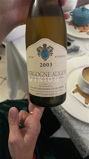 Burgundsko Bourgogne-aligoté Régis Rossignol-Changarnier 2003