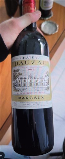 Bordeaux Margaux Grand Cru Château Dauzac 1998