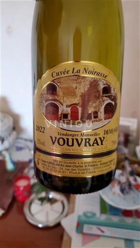 Loirevallei Vouvray Cave Cathelineau La Noirasse 2022