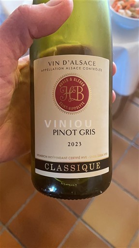Alsace Pinot Grigio Huber & Bléger Classique 2023
