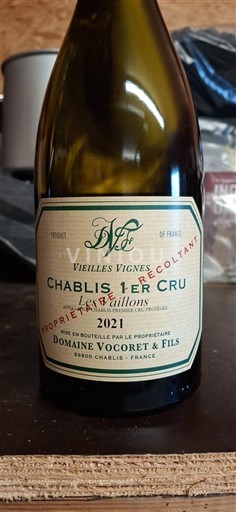 Bourgogne Chablis Premier Cru Premier Cru Domaine Vocoret & Fils Les forêts 2021